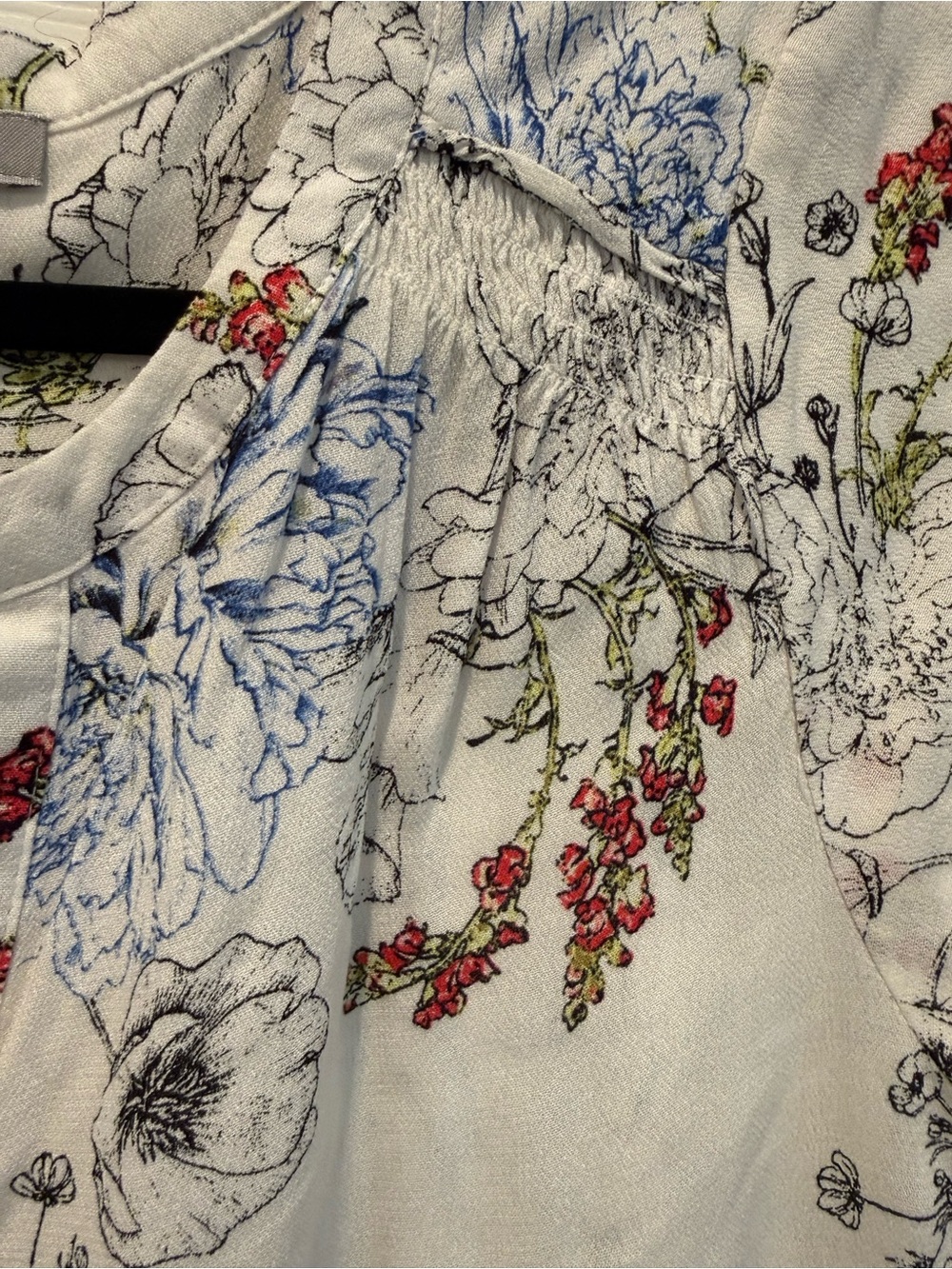 🌸 Daniel Rainn Floral Blouse | Petite Small (PS) | Boho Feminine Top | EUC - Picture 4 of 5
